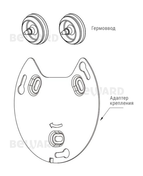 SV3212DB (3,6 мм) уличная купольная IP камера видеонаблюдения с встроенным микрофоном Beward