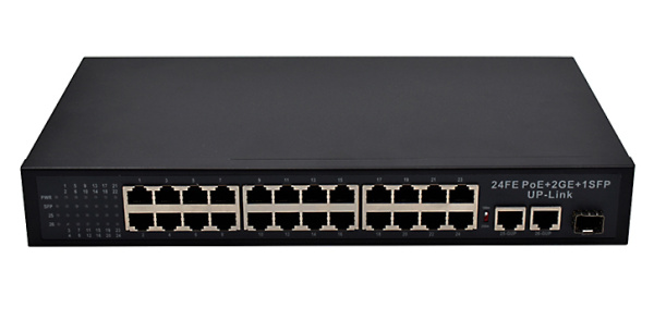 EL S-27/24PA_V.1 неуправляемый PoE-коммутатор Optimus