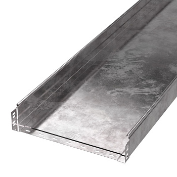 PR16.0059 лоток неперфорированный Стандарт 400х80х3000 (1,0 мм) (6 м/уп) Промрукав